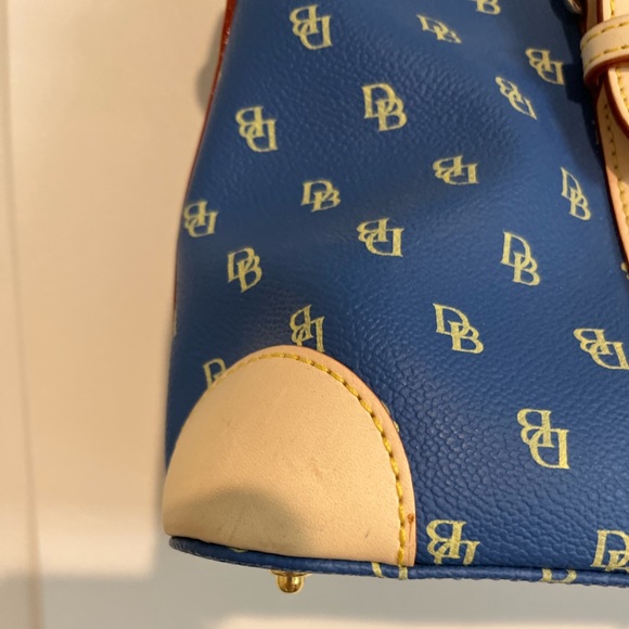 Dooney & Bourke Y2K Coated Canvas Monogram Domed Satchel - Picture 8 of 16